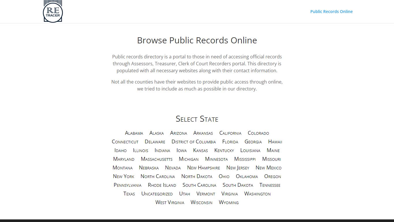 Public Records Directory | Browse public records online